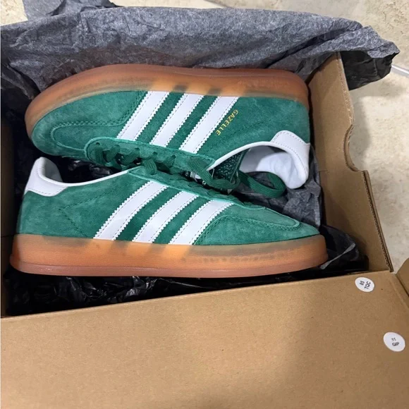 adidas Gazelle Green and White Sneakers EUR 36 Iconic gazelle timeless - Picture 10 of 10